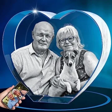 ArtPix 3D Crystal Photo - Unique Personalized Gifts for Men