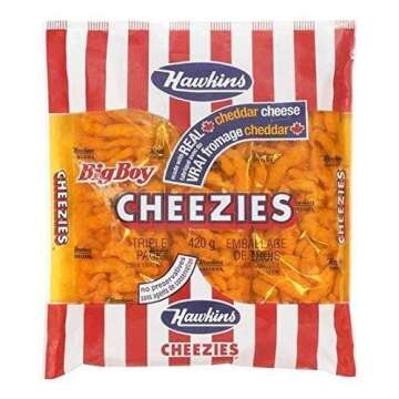 Hawkins Cheezies, Big Boy Triple Pack 420g - Authentic Canadian Snack