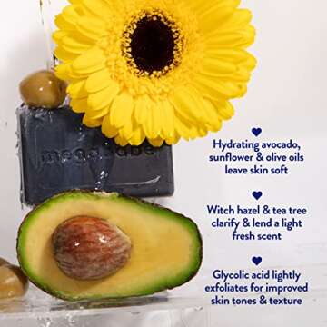 Megababe Underarm Bar Soap - Space Bar | With Detoxifying Charcoal for Odor Control | 3.5 oz