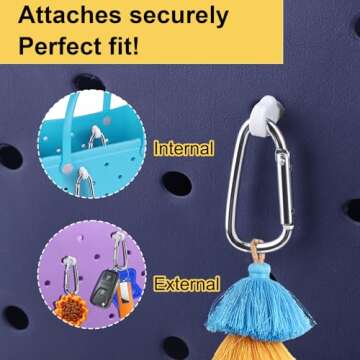 Mity Rain Key Holder for Bogg Bag - Stylish Key Organizer