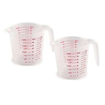 Norpro 4-Cup Capacity Measuring Cups, 2-Pack for Effortless Cooking and Baking