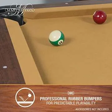 Tan Masterton Billiards Table for Game Rooms