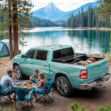 Soft Tri-Fold Truck Bed Cover for Dodge Ram 1500 2009-2025