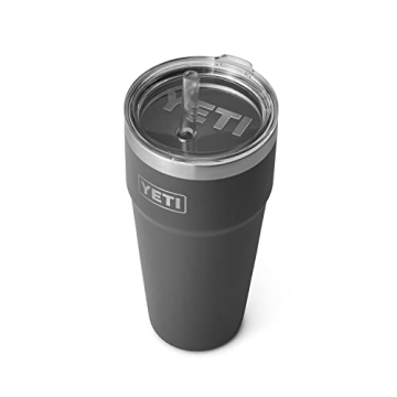 YETI Rambler 26 oz Insulated Cup with Straw Lid