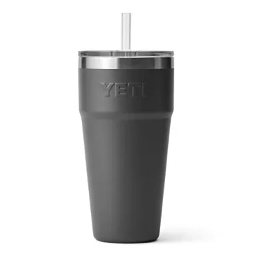 YETI Rambler 26 oz Insulated Cup with Straw Lid