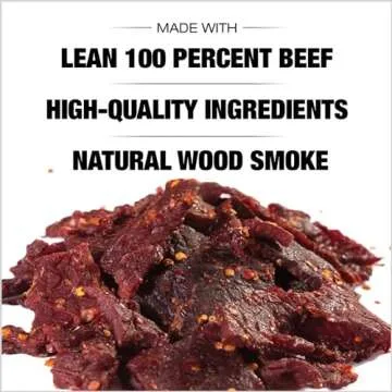 Old Trapper Beef Jerky, Hot & Spicy 1/4-Pound Individual Package, Savory and Spicy Meat Snacks for Lunches or Between Meals, 11 Grams of Protein and 70 Calories per Serving (Pack of 8)
