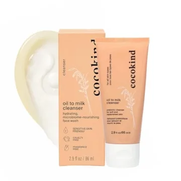 Cocokind Oil to Milk Face Wash – Oil Based Cleanser for All Skin Types