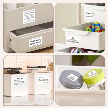 NIIMBOT 2 Rolls Labels for B1 B21 B3S K3, Thermal Printer Labels 2" x 3.15"（50x80mm, Thermal Label for Logo/Jar Label/Barcode/Address Label/Stickers