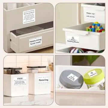 NIIMBOT 2 Rolls Labels for B1 B21 B3S K3, Thermal Printer Labels 2" x 3.15"（50x80mm, Thermal Label for Logo/Jar Label/Barcode/Address Label/Stickers