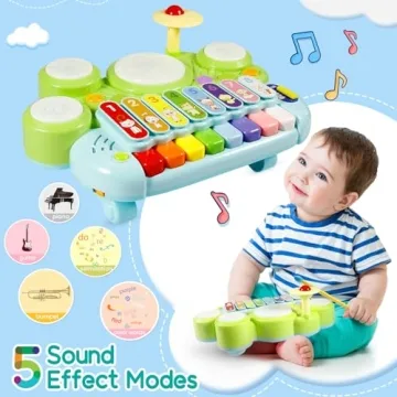 Ohuhu 5 in 1 Musical Instruments for Toddlers