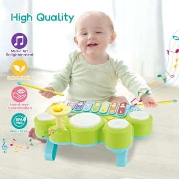 Ohuhu 5 in 1 Musical Instruments for Toddlers