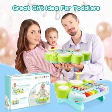 Ohuhu 5 in 1 Musical Instruments for Toddlers