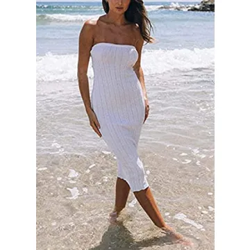 SAFRISIOR Knitted Maxi Skirt - Versatile & Chic Dress