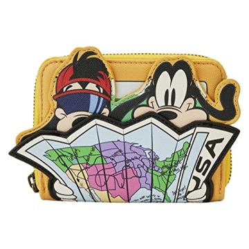 Loungefly Disney A Goofy Movie Road Trip Faux Leather Zip Wallet