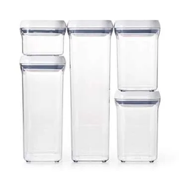 OXO Good Grips 5-Piece Airtight Food Storage POP Container Value Set