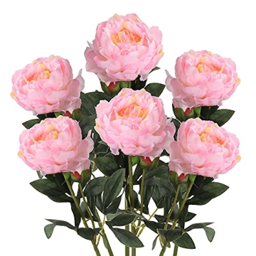 Grand Verde Peonies - Lifelike Artificial Flowers for Home Decor