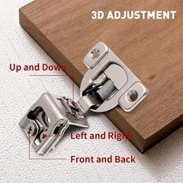 Soft Close Hinges for Cabinets - 10 Pack Upgrade