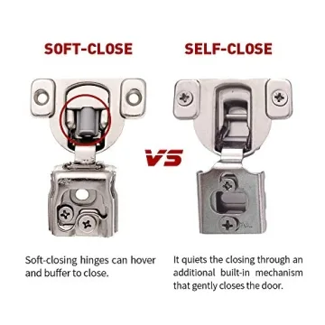 Soft Close Hinges for Cabinets - 10 Pack Upgrade