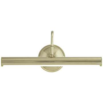 Brass Finish LED Picture Light by Possini Euro Design