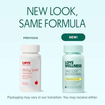 Love Wellness Daily Love Multivitamin for Women | Supports Energy, Cortisol, Immune Health, Stress R...