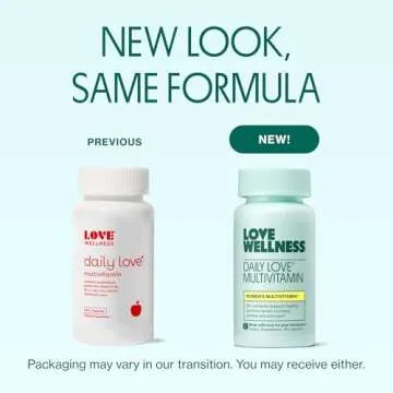 Love Wellness Daily Love Multivitamin for Women | Supports Energy, Cortisol, Immune Health, Stress R...