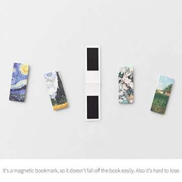 Monolike Magnetic Bookmarks Vincent Van Gogh, Set of 5
