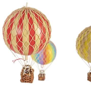 Authentic Models Hot Air Balloon Nursery Mobile Easy to Hang