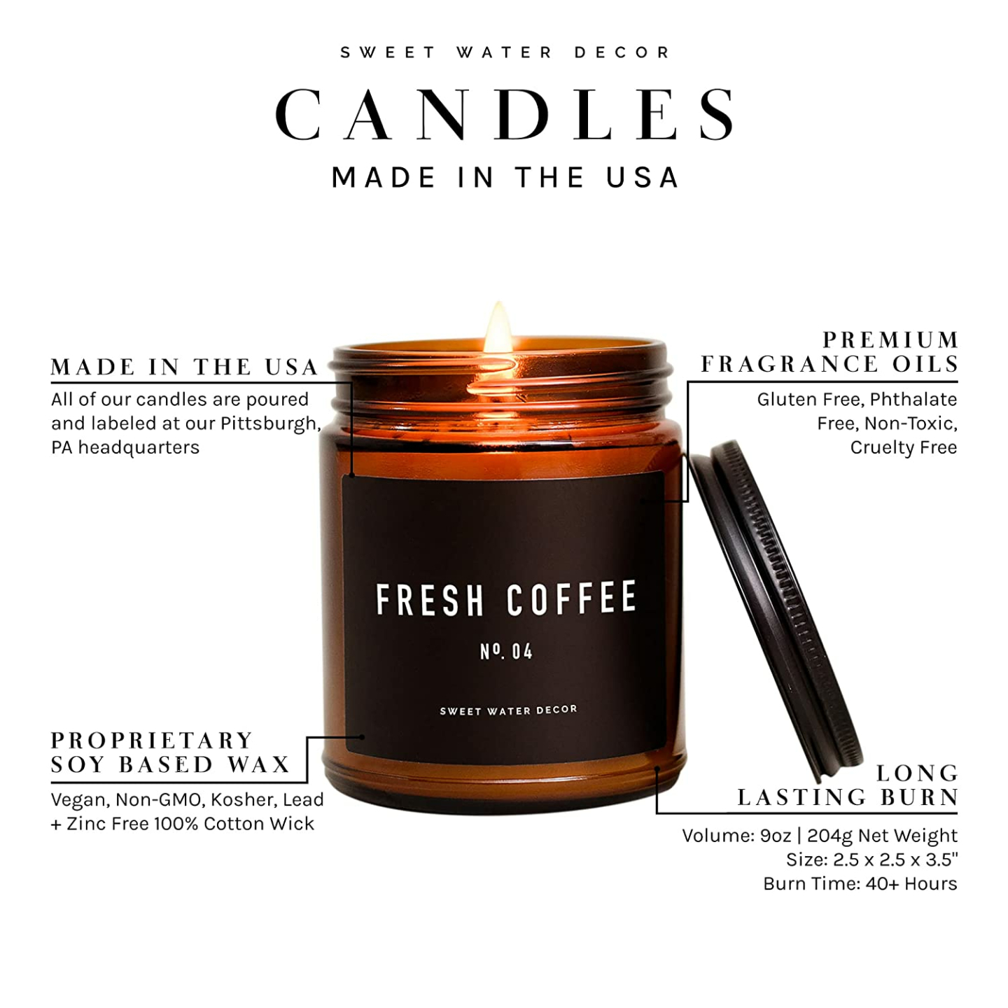 Sweet Coffee Candle - Relaxing Aromas for Your Home