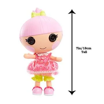 Lalaloopsy Littles Doll- Trinket Sparkles and Pet Yarn Ball Kitten, 7" Princess Doll with Pink Outfit & Accessories, Reusable House Playset- Gifts for Kids, Toys for Girls Ages 3 4 5+ to 103 Years Old