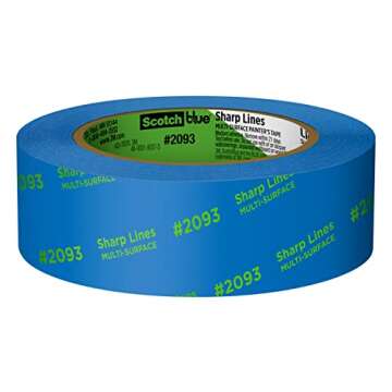 ScotchBlue 2093-36EC Painters Tape, 1.41 inches x 60 yards, 2093, 1 Roll, Blue