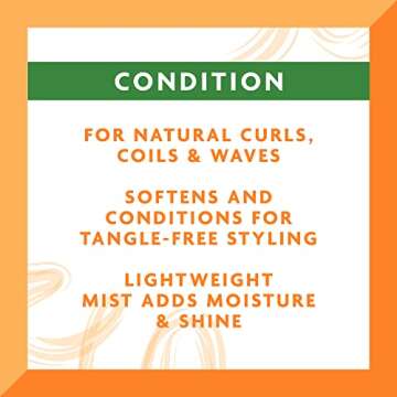 Cantu Coil Calm Detangler with Shea Butter for Natural Hair, 8 fl oz (Packaging May Vary)