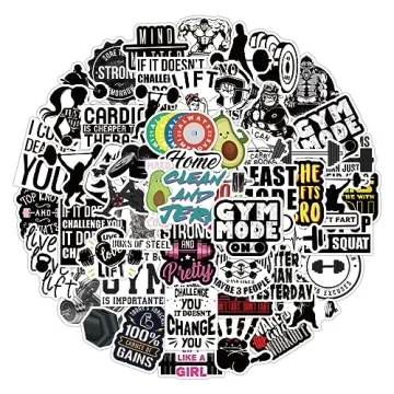 Workout Sticker Pack for Fitness Enthusiasts and Gifts