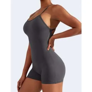 YEOREO Backless Tummy Control Jumpsuit for Women