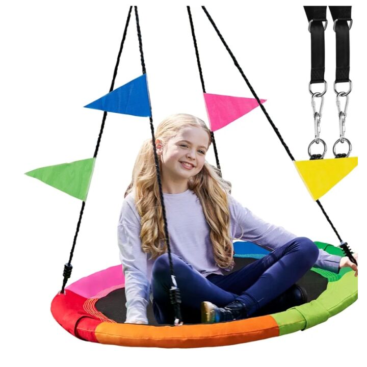PlayVibe 40" Tree Swing - Outdoor Fun for Kids