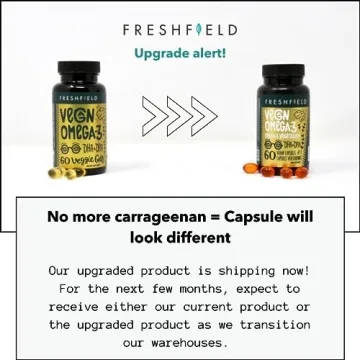 Freshfield Vegan Omega 3 DHA for Heart Brain Health