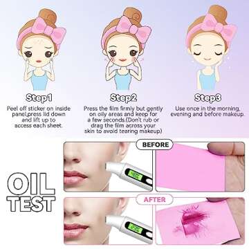 QQWEQ31 Oil Absorbing Blotting Sheets for Oily Skin
