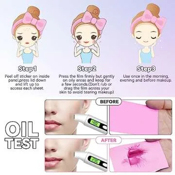 QQWEQ31 Oil Absorbing Blotting Sheets for Oily Skin