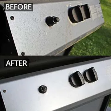 CARON & DOUCET - BBQ Grill Cleaner Oil | 100% Plant-Based & Vegan | Best for Cleaning Barbeque Grills & Grates | Use with Wooden Scrapers, Brushes, Accessories & Tools | Great Gift for Dad! (2X 8oz)