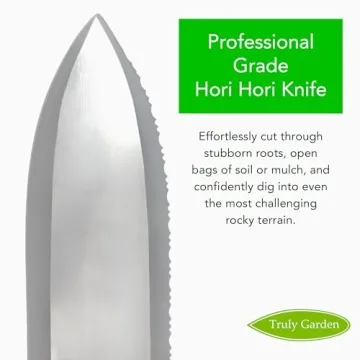 Best Hori Hori Garden Knife with Leather Sheath Gift Box