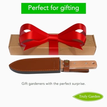 Best Hori Hori Garden Knife with Leather Sheath Gift Box