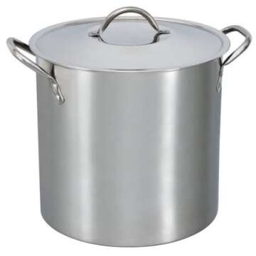 Mainstays 12-Qt Stock Pot Durable for All Cooking Needs