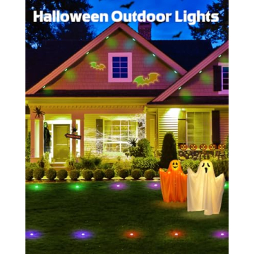 Aloihoy Outdoor Ground Lights - 33ft RGB Patio Decor