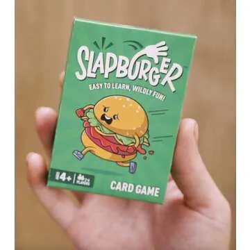 Slapburger Card Game - Fast-Paced Kids and Family Games for Ages 4 and Up - Fun Card Game for Birthdays, Classroom, Camping, Game Night & Friends - Easy to Play, 2 to 6 Players, 15 Minutes Playtime
