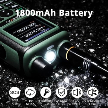 Radioddity GC-5 Dual Band Radio with Color LCD Display