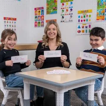 Essex Wares - 50 Pack - White - 16" Wide x 3" Tall Dry Erase Sentence Strips - Sentence Strips Cardstock - Reusable & Double Sided (Ruled & Blank) Sentence Strips for The Classroom, Home, Office