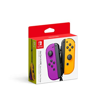 Neon Purple/Orange Joy-Con Controllers for Nintendo Switch