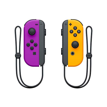Neon Purple/Orange Joy-Con Controllers for Nintendo Switch