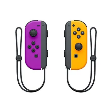 Neon Purple/Orange Joy-Con Controllers for Nintendo Switch