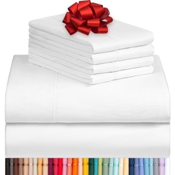 LuxClub King Size Deep Pocket Sheet Set for Ultimate Comfort