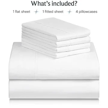 LuxClub King Size Deep Pocket Sheet Set for Ultimate Comfort